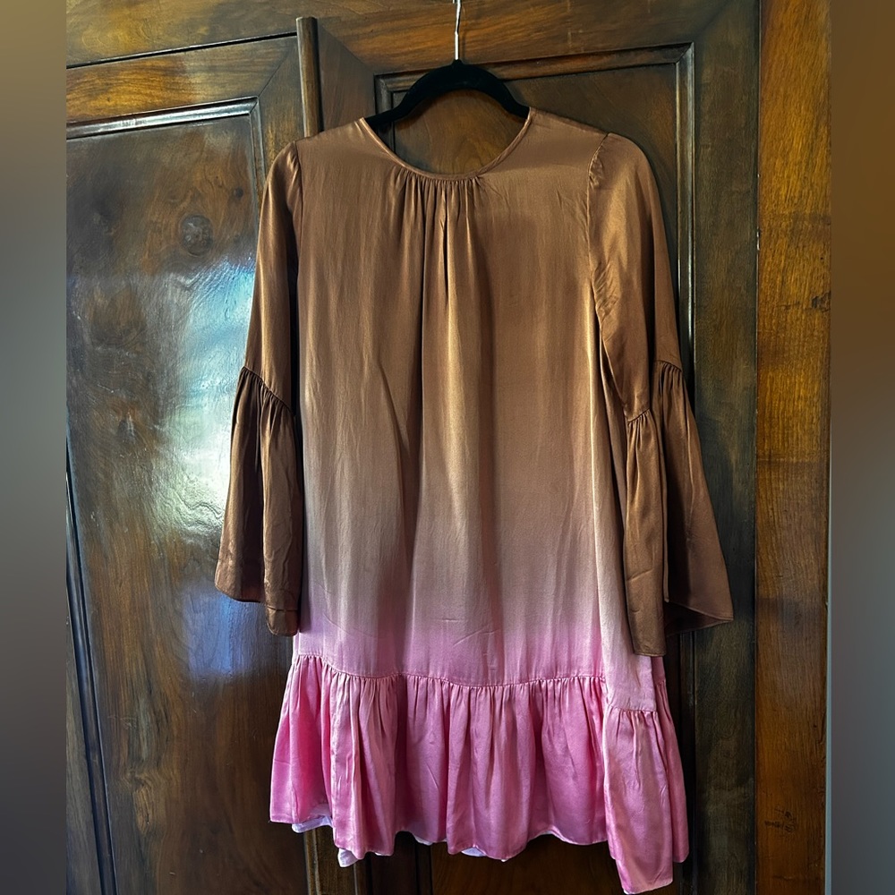 100%silk Cynthia Rowley, worn once! 34” from neck to bottom